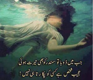 best 2 lines sad urdu shayari