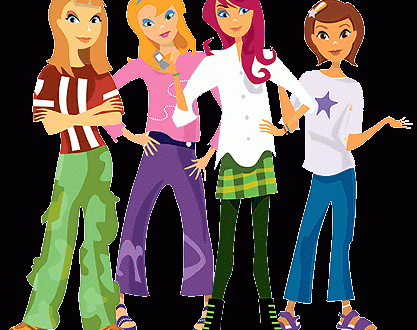 group of girl friends