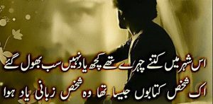 sad urdu shayari 2 lines